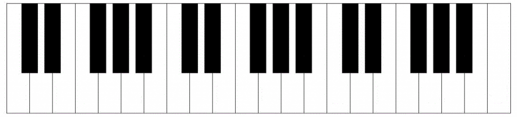 keys on a piano 