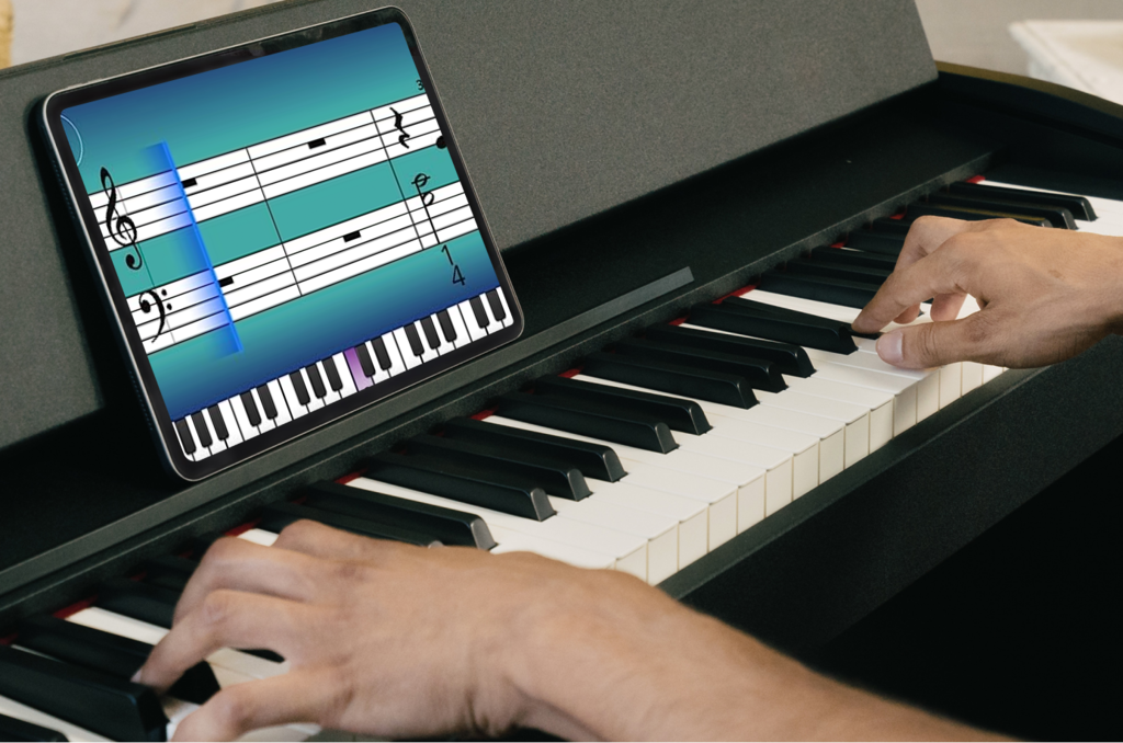 Vue d'ensemble de simply piano